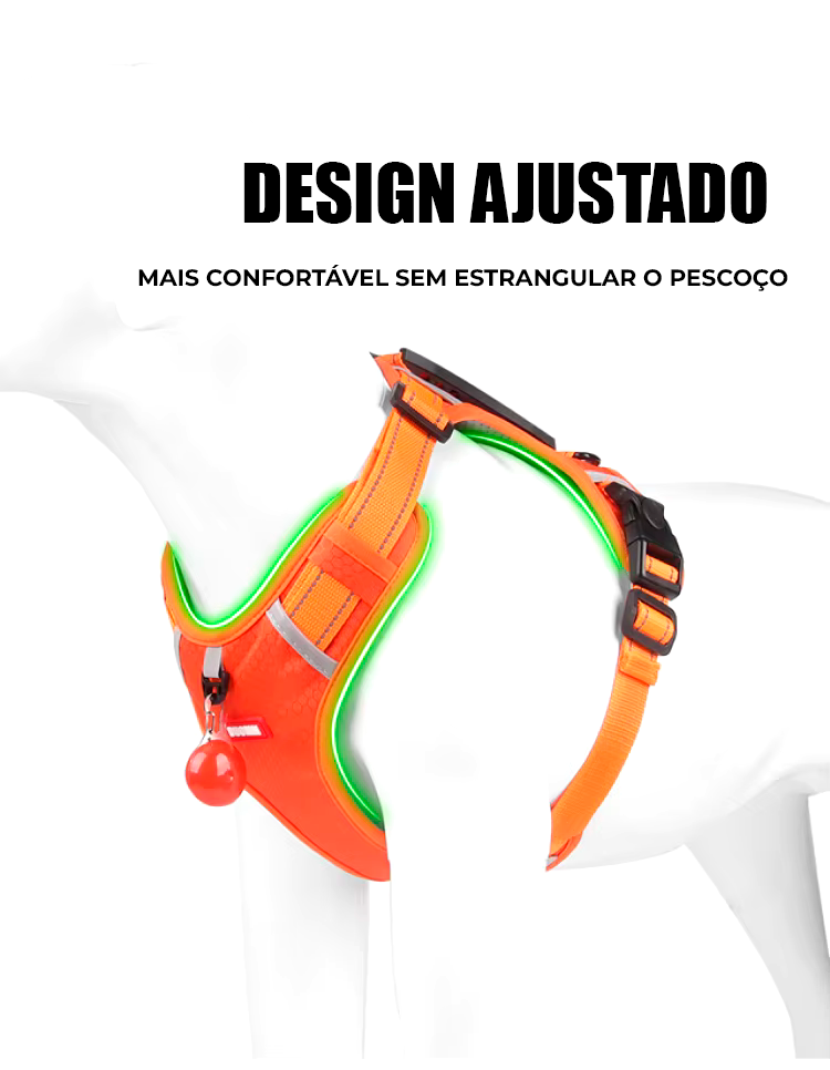 Peitoral Coleira para Cães - Premium