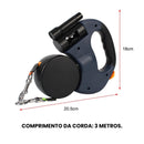 Guia Dupla para Cães com Lanterna DuplaFlex