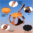 Peitoral Coleira com Guia Retrátil Embutida - MimosCare