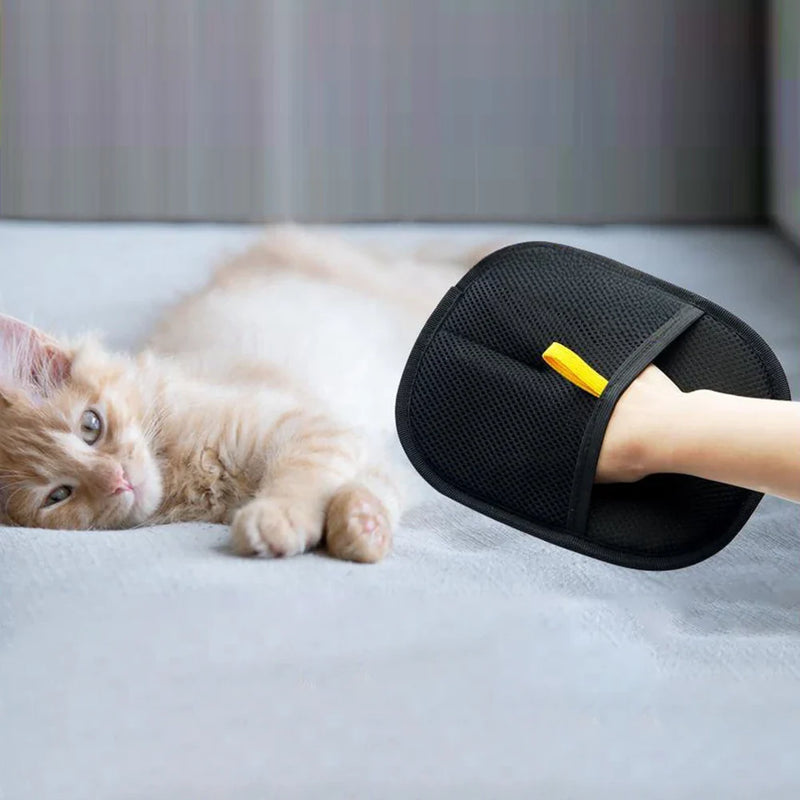 Luva Removedora de Pelos Dupla Face para Pets | Elimina Pelos Soltos