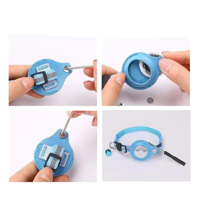 Coleira Suporte para AirTag - Cachorros e Gatos