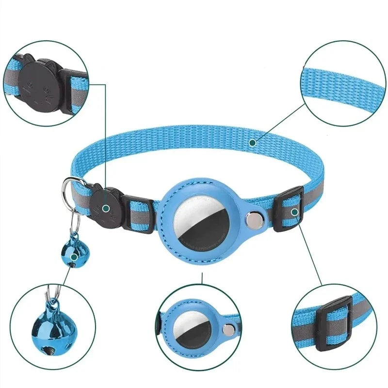 Coleira Suporte para AirTag - Cachorros e Gatos